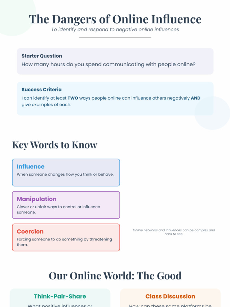 Understanding Online Influences | PDF