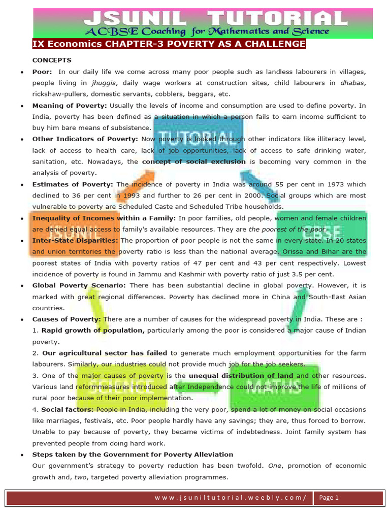 Understanding Poverty in India | PDF | Poverty | Poverty & Homelessness