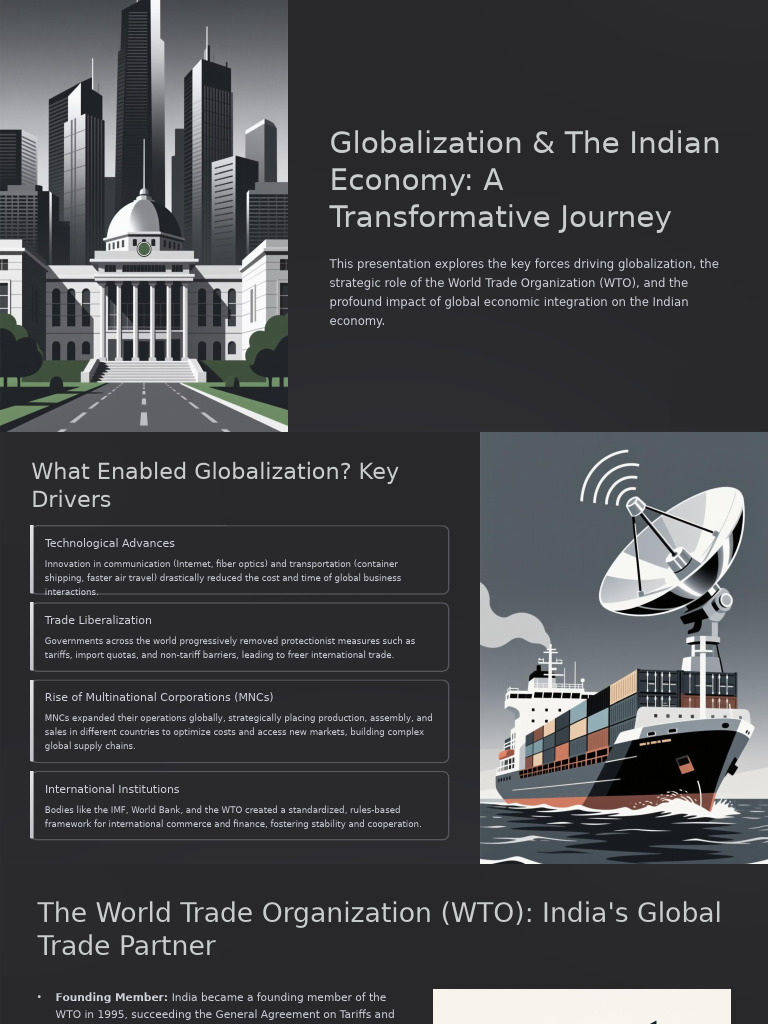 Globalization's Impact on India's Economy | PDF | World Trade ...