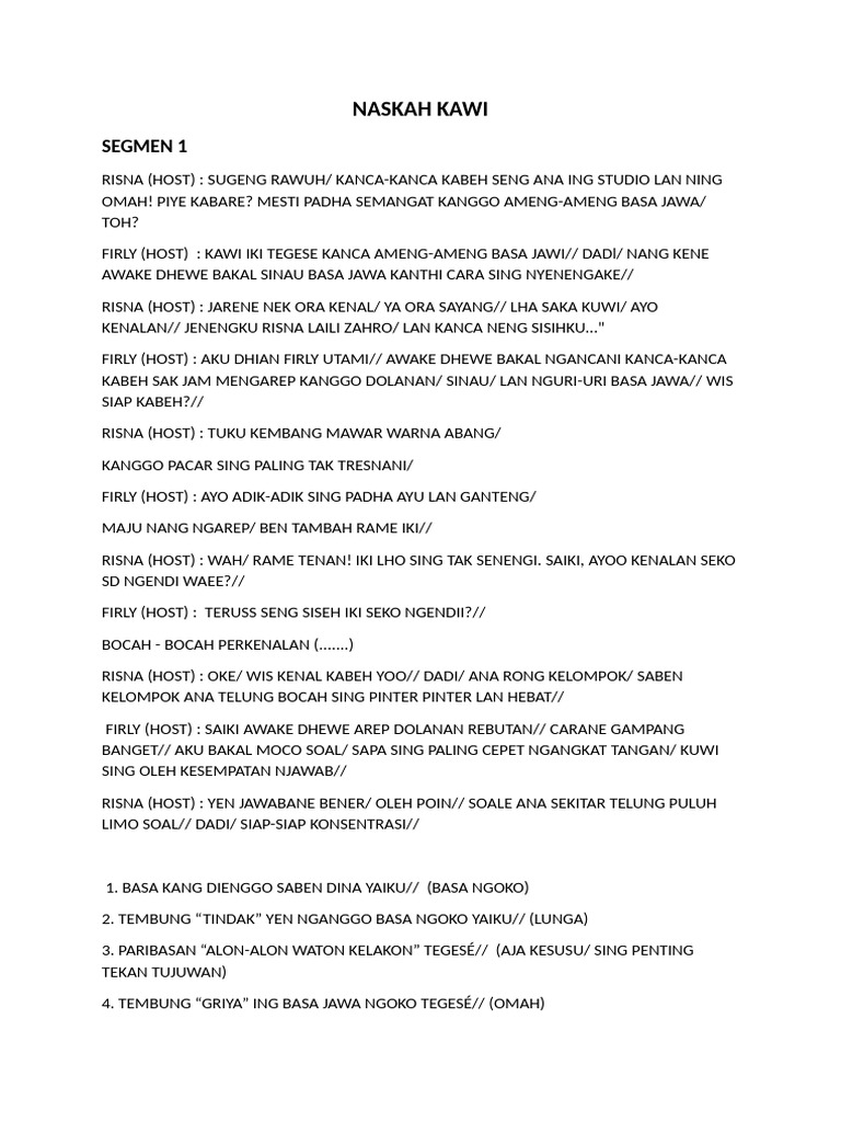 Naskah Kawi 2 | PDF