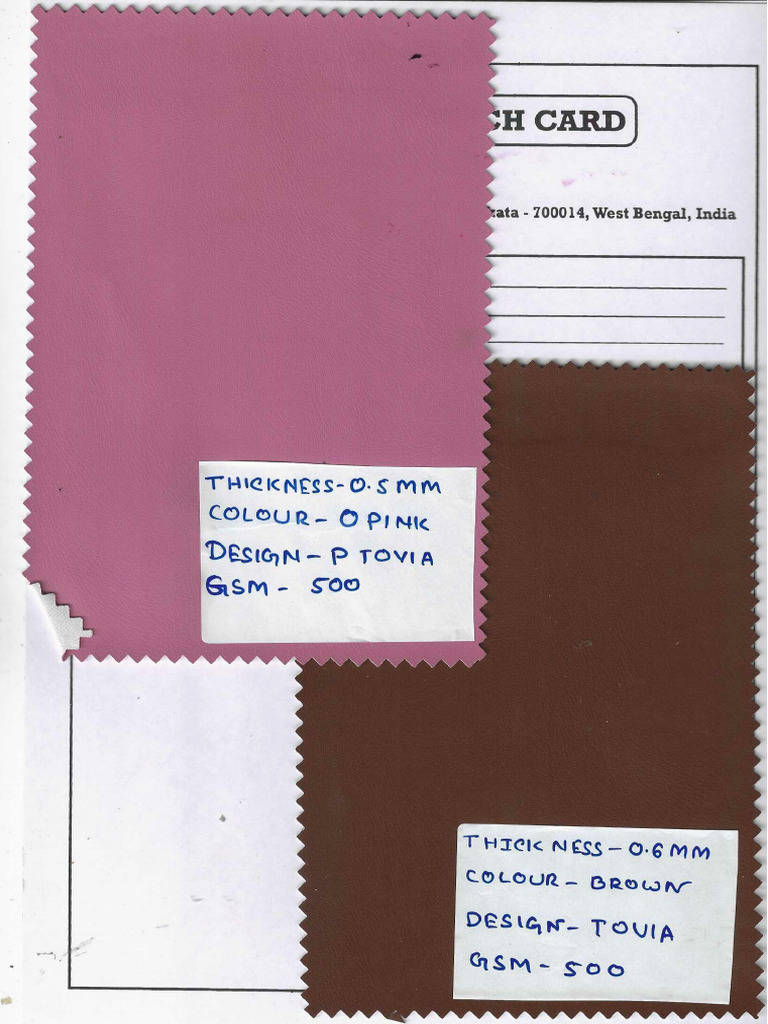 Swatch Card | PDF