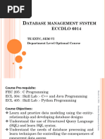 Database Management System Syllabus | PDF