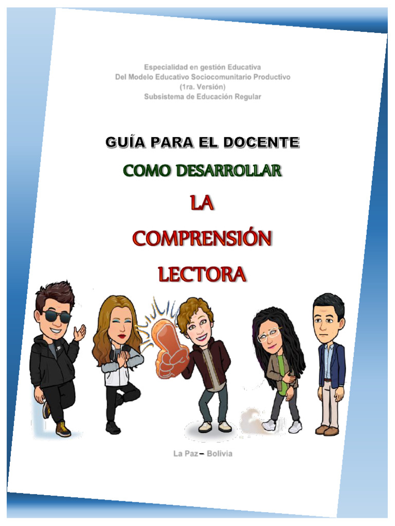 GUIA COMPRENSION LECTORA | PDF | Comprensión lectora | Razonamiento ...