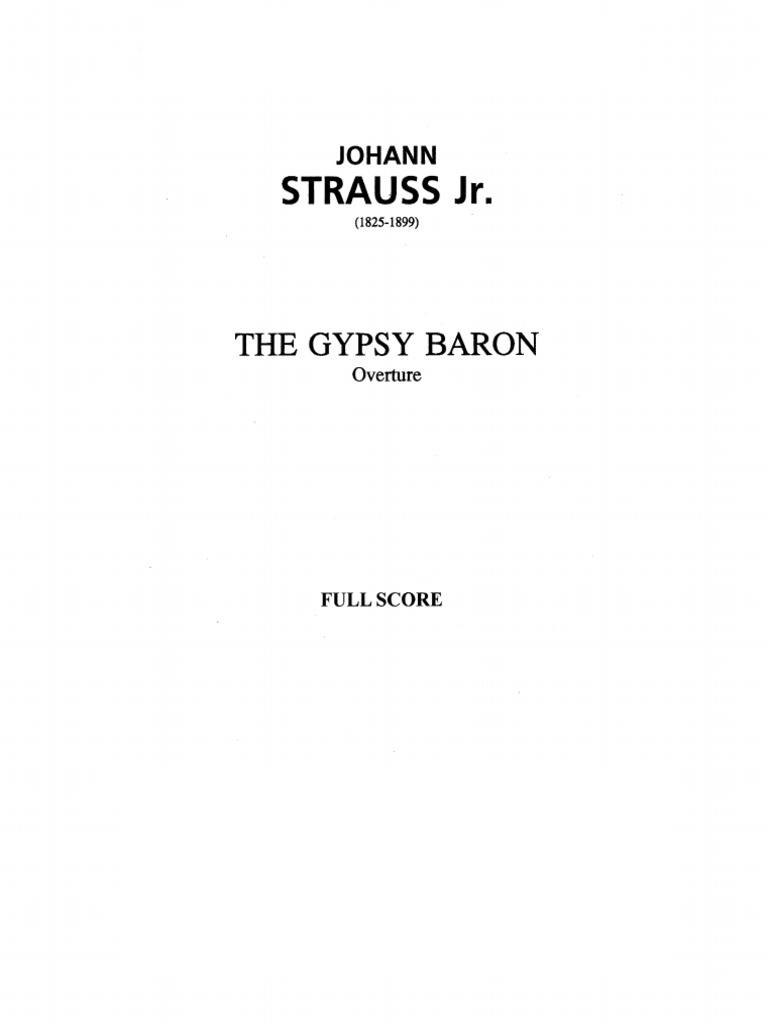 01 - Gypsy Baron | PDF