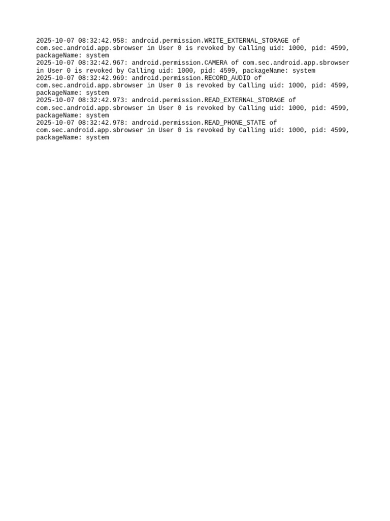 Perm Debug Info | PDF