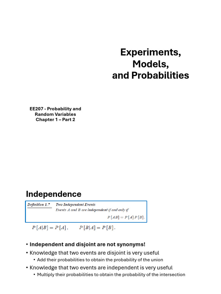 ol2 | PDF | Probability | Experiment