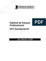 DFP Secrétariat B1 Jeu Témoin 038