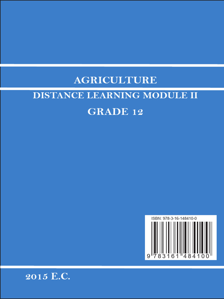 NEW Agriculture Grade 12 - Module - 2 | PDF