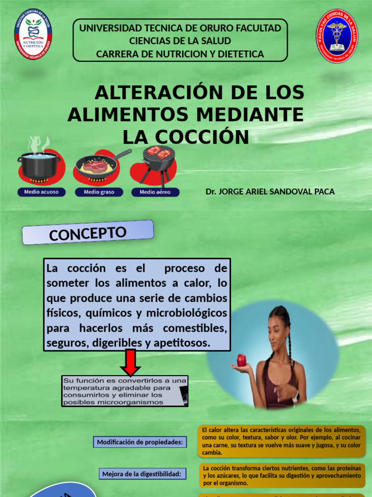 Alteracion de Los Alimentos Mediante La Coccion | PDF | Cocinando ...