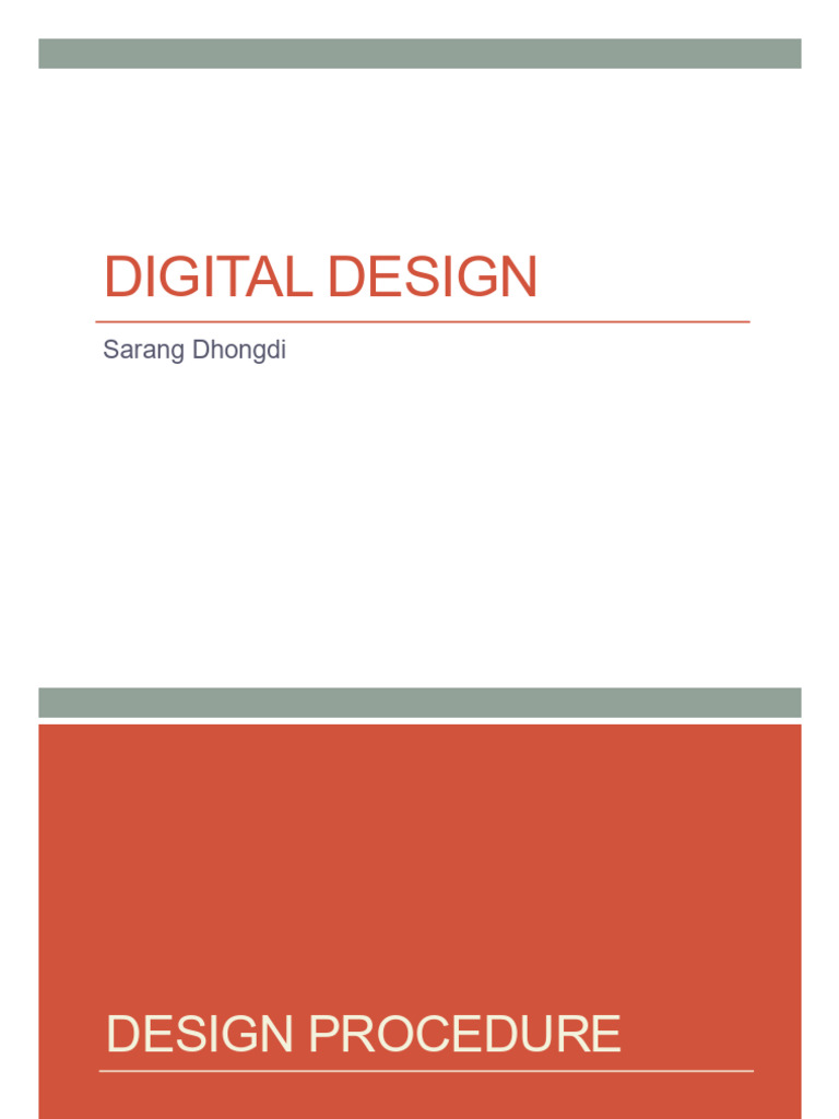 Digital Design: Sequence Detector Guide | PDF | Electronics ...