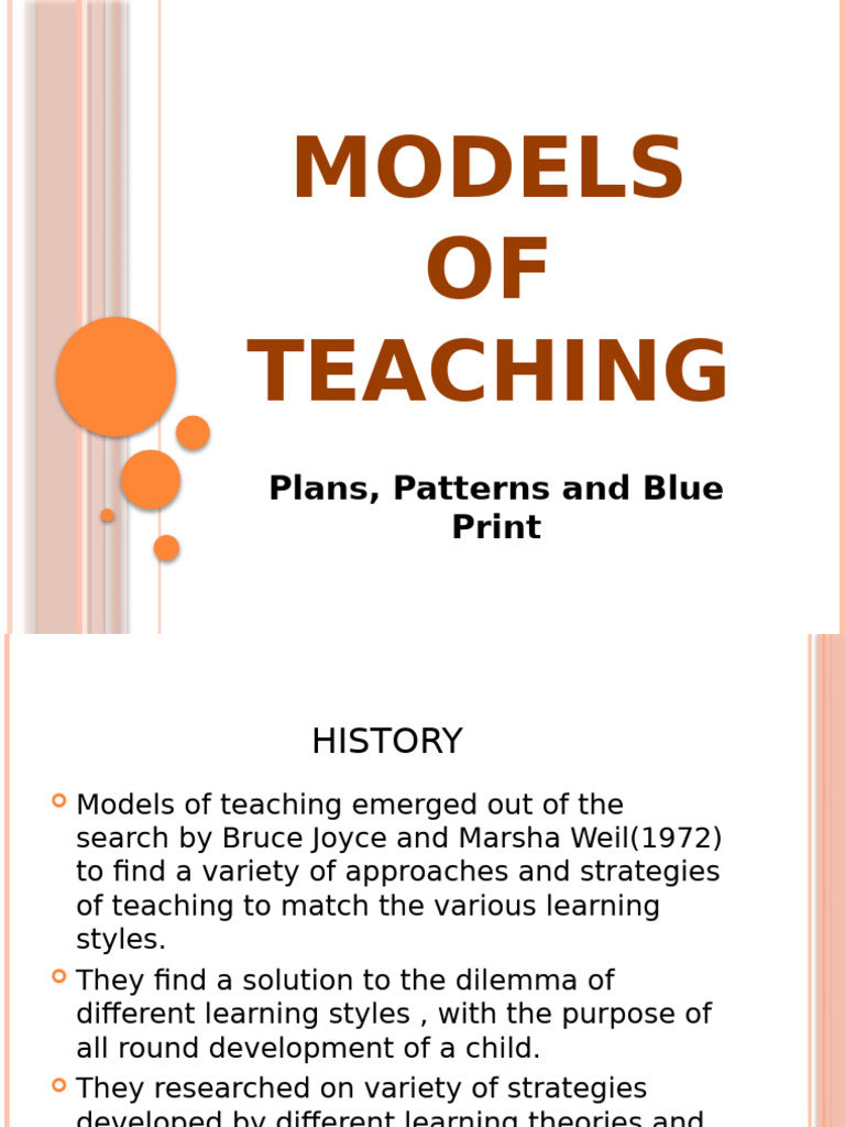 Teaching Models: Concepts & Strategies | PDF | Concept | Learning