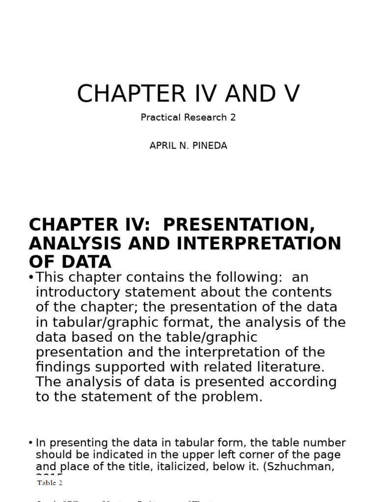 Data Analysis and Research Findings | PDF | Abstract (Summary ...