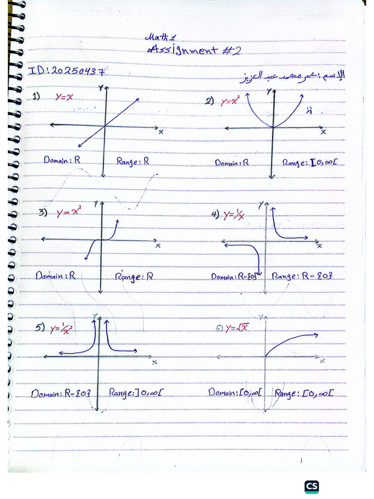 Ass2 Math 1 | PDF