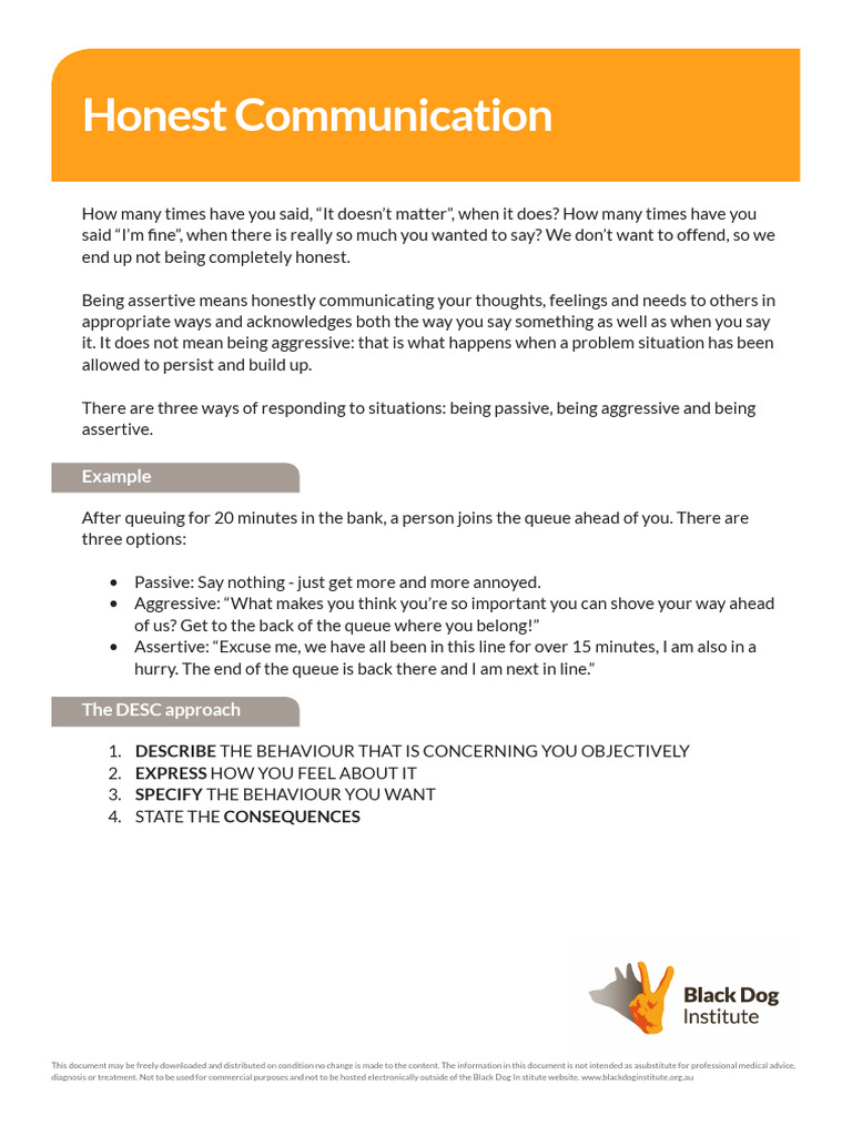 Mastering Honest Communication Skills | PDF | Anger | Behavioural Sciences