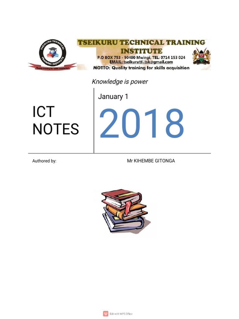 Comprehensive ICT and Computer Basics Guide | PDF | Computer ...