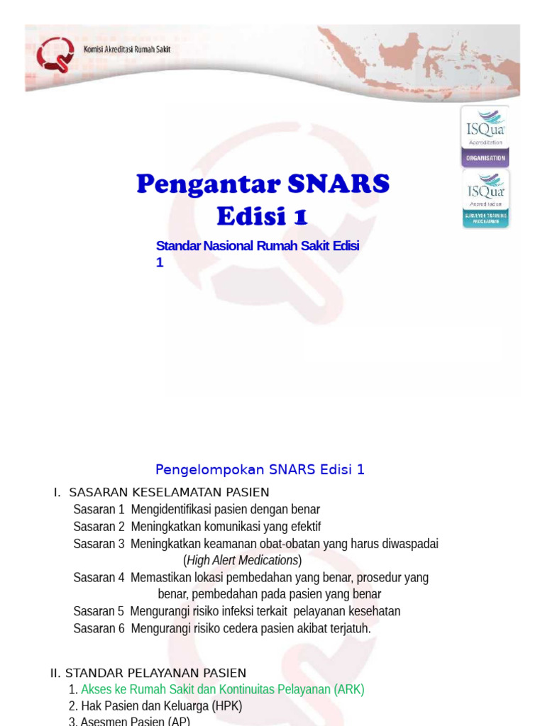 1. Pengantar-SNARS Edisi 1 | PDF