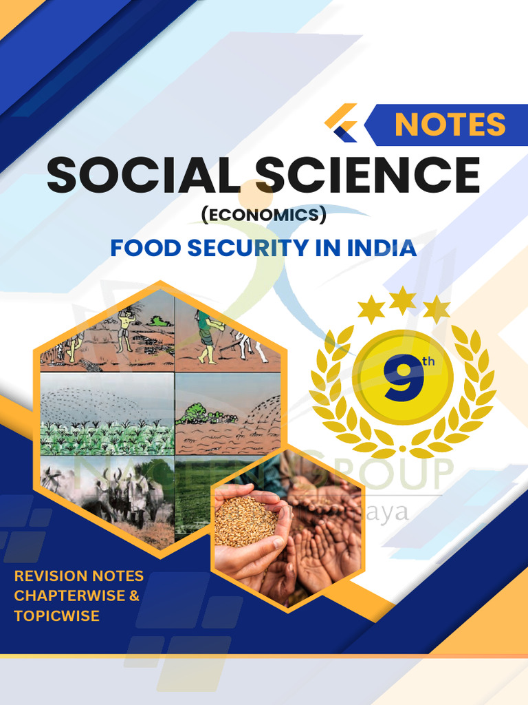 Food Security in India: Class 9 Guide | PDF | Food Security | Economy ...