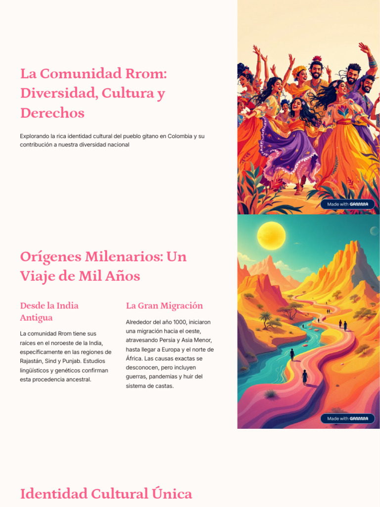 Cultura y Derechos de la Comunidad Rrom | PDF | Pueblo romaní | Tradiciones