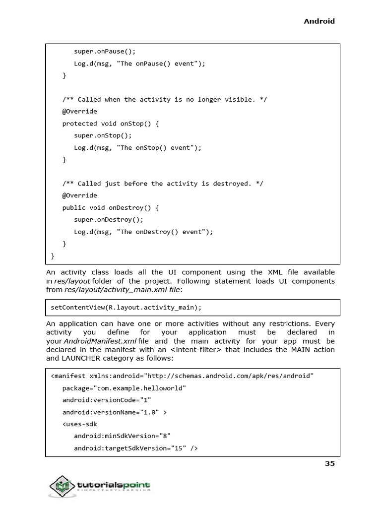 Android Tutorial 51 | PDF
