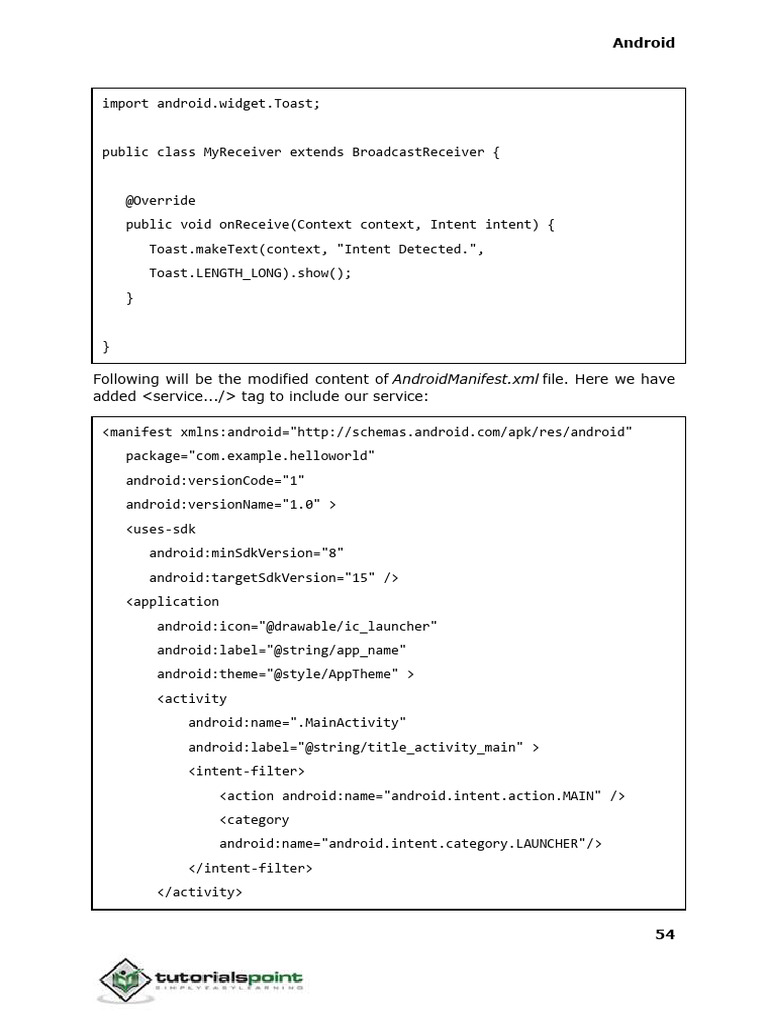 Android Tutorial 70 | PDF