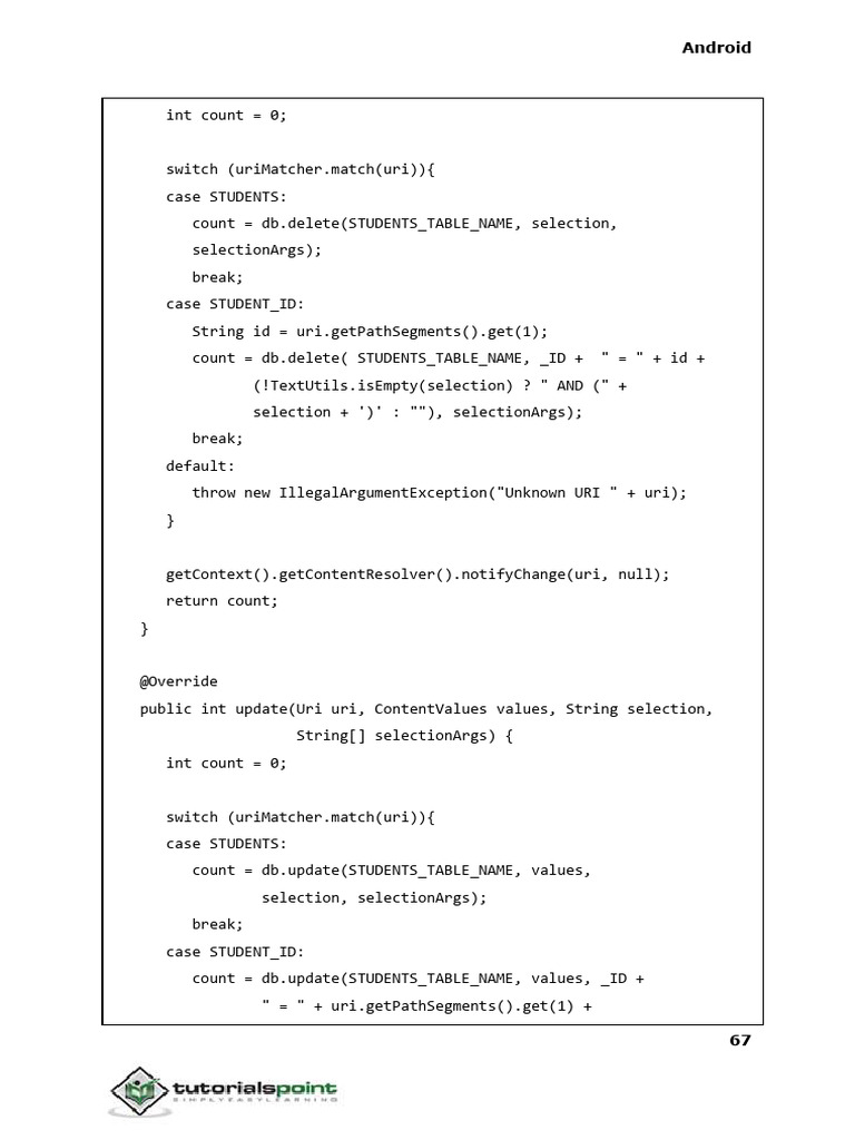 331413188 Android Tutorial 83 | PDF