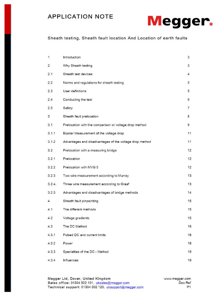 Sheath Testing Fault Location en - SheathTestingFaultLocatio - en - 001 ...