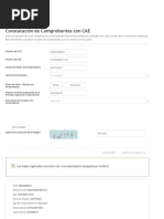 Constatación de Comprobantes CAE | PDF