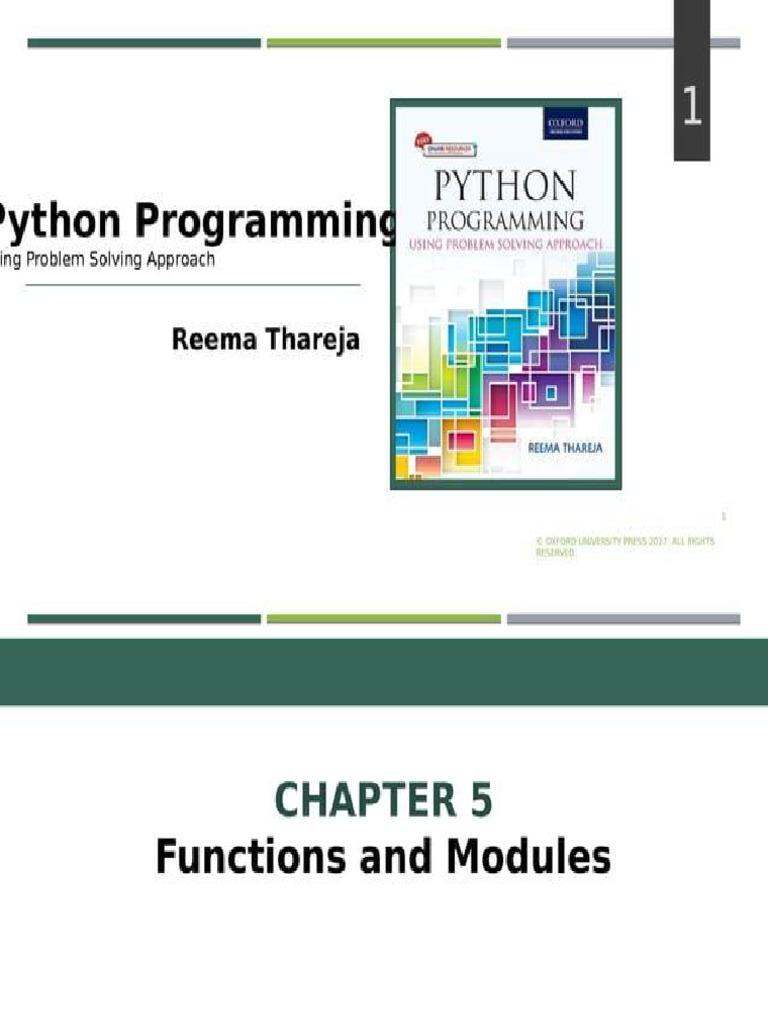 Functions and Modules | PDF