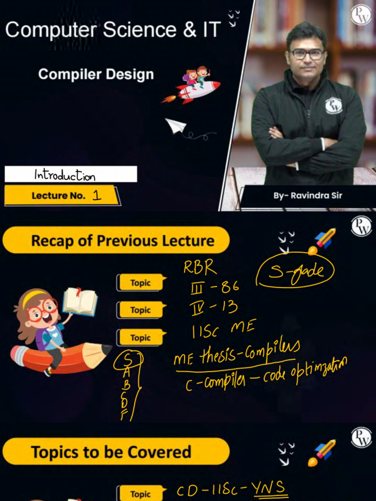 Introduction 01 Class Notes | PDF