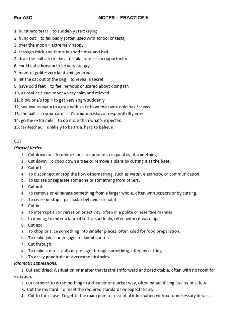 A8C1 Notes Pr.9 | PDF
