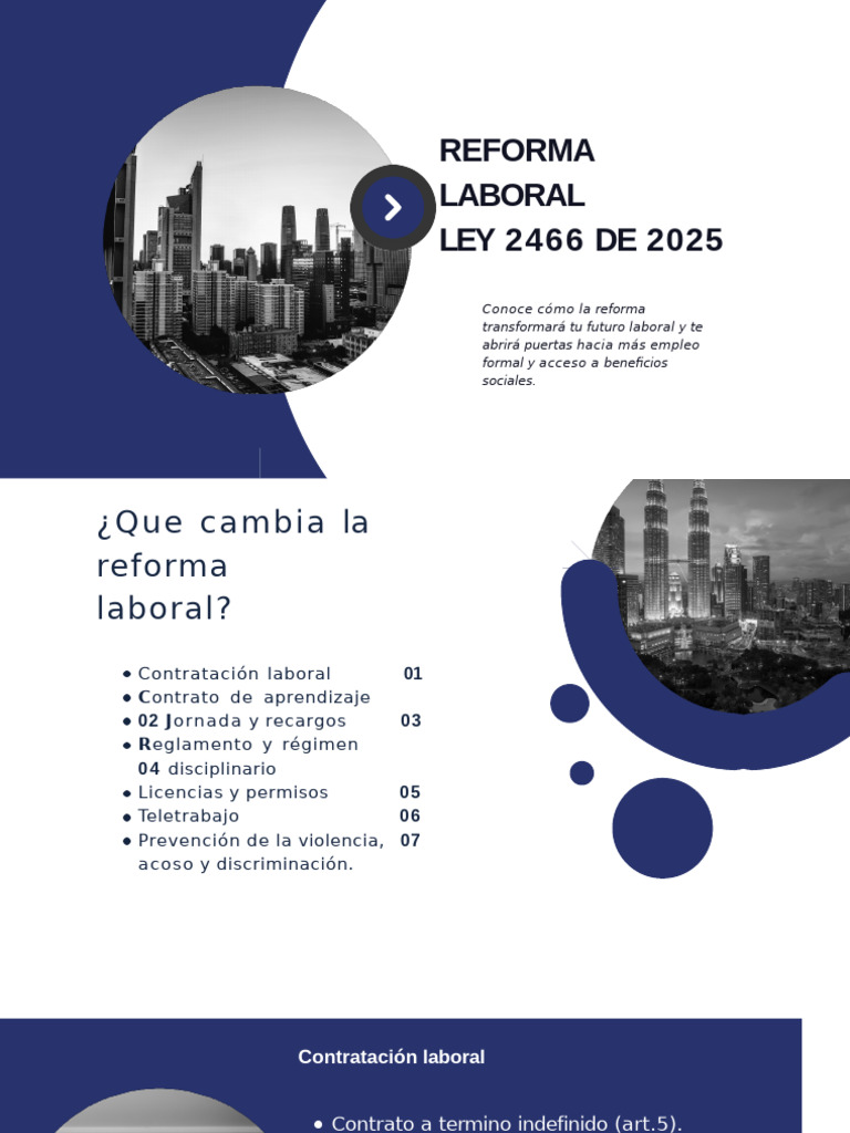 Reforma Laboral 2025: Cambios Clave y Beneficios | PDF