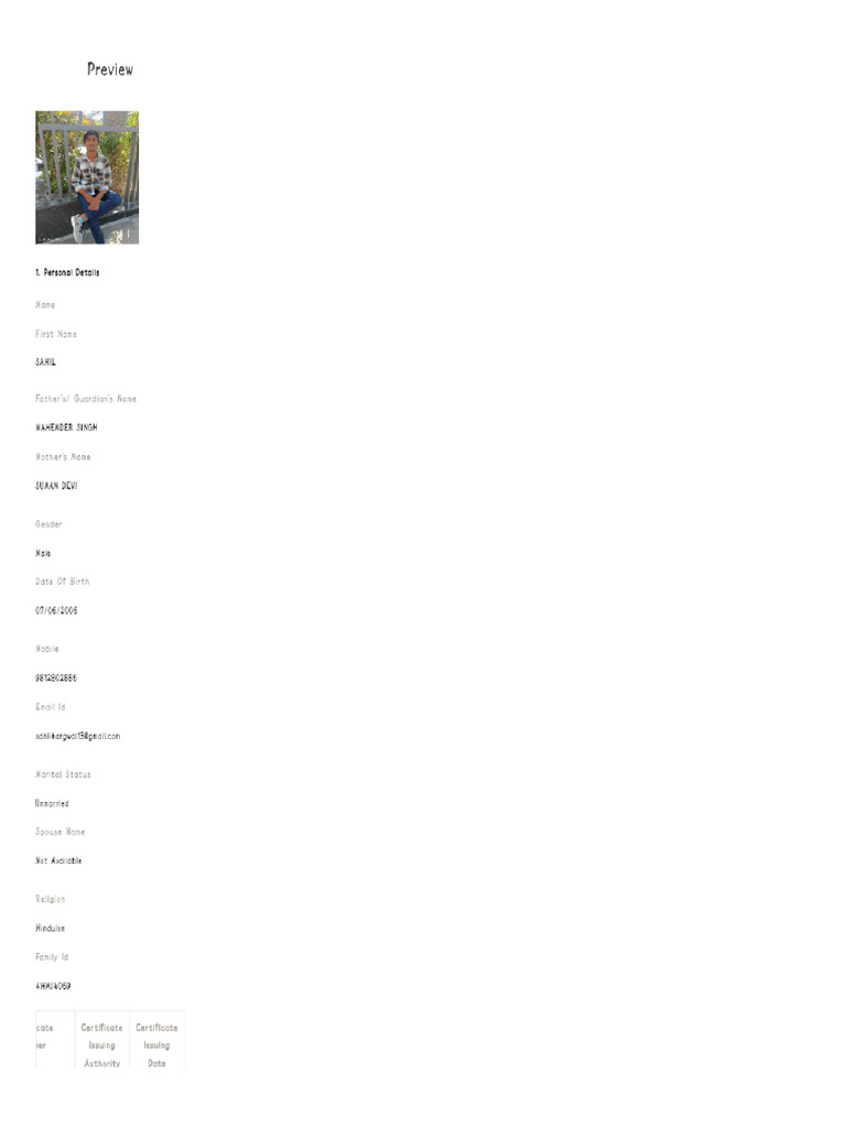 Profile | PDF
