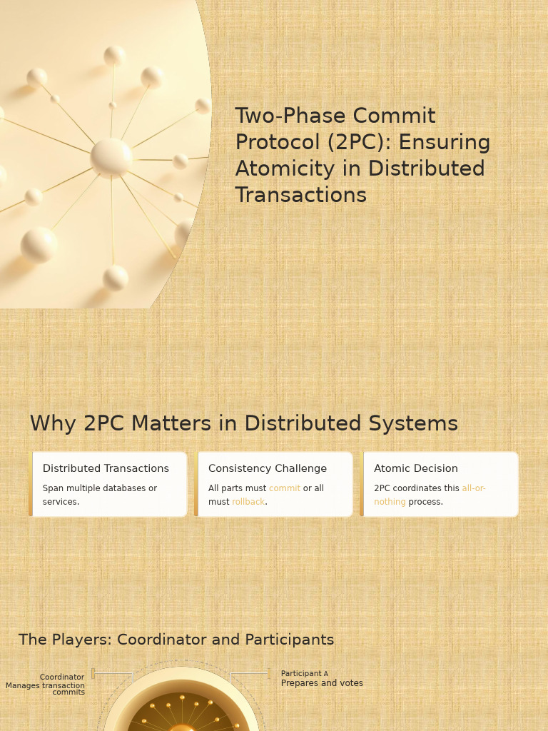 Two Phase Commit Protocol 2PC by Hridyansh | PDF | Data Management ...