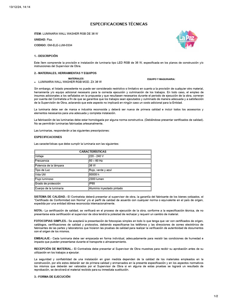 GM Ele Lum 0334 | PDF
