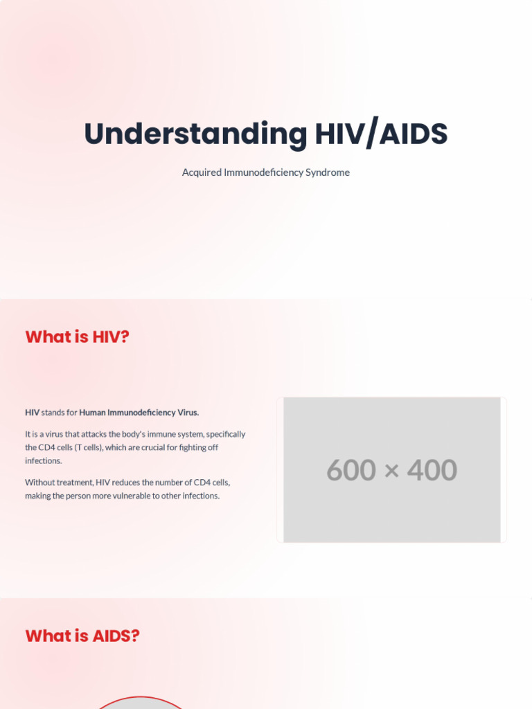 Understanding HIV AIDS | PDF