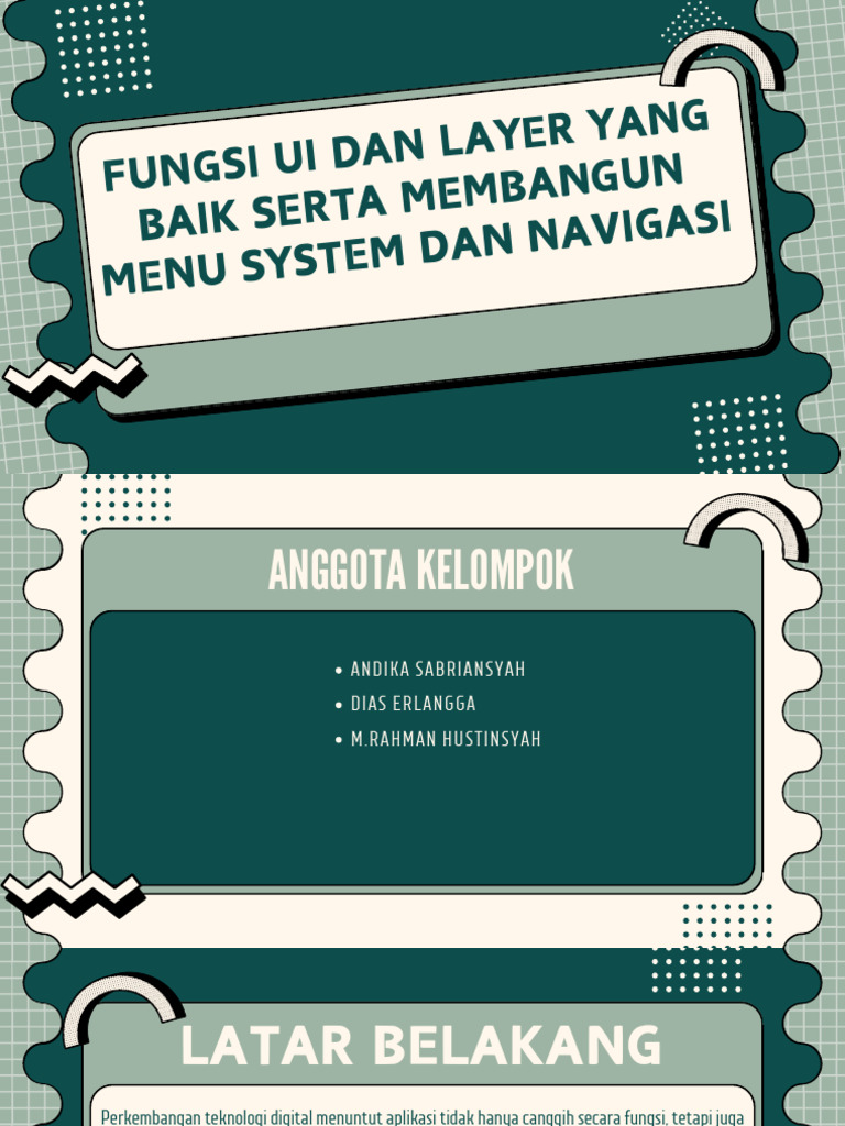 Desain UI dan Navigasi Efektif | PDF