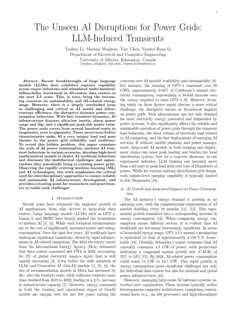 AI's Impact on Power Grid Dynamics | PDF | Artificial Intelligence ...