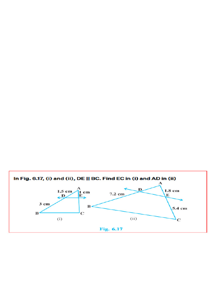 Ppt on Similarity Ch-6 | PDF