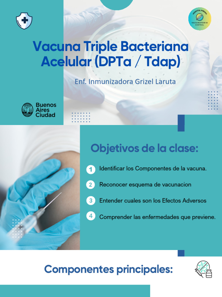 Vacuna DPTa: Componentes y Efectos | PDF | Enfermedades y trastornos ...