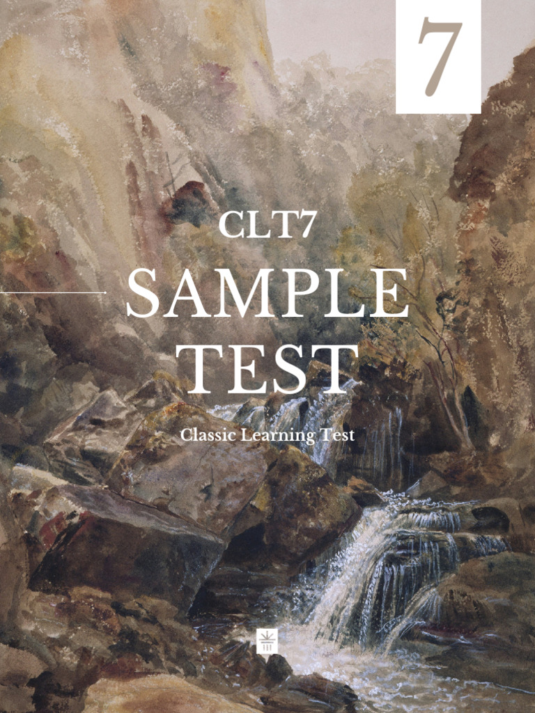 CLT7 Sample Test Overview | PDF | Animal Testing | Free Will