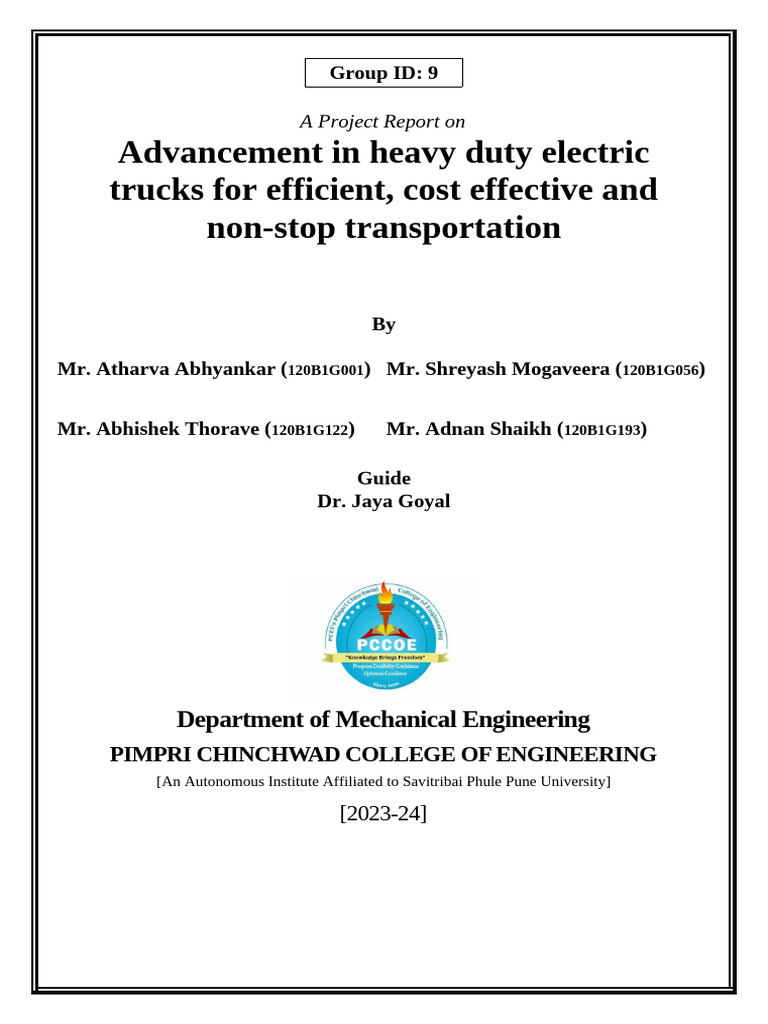 Cover Page Project Report | PDF