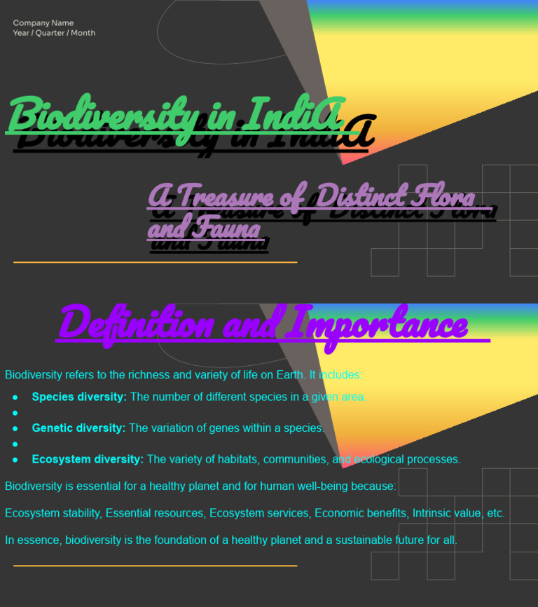 Biodiversity in India PDF | PDF