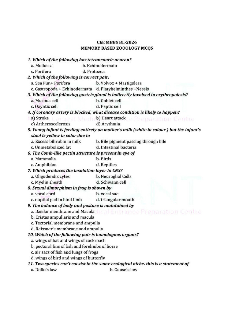 Cee 2026 | PDF