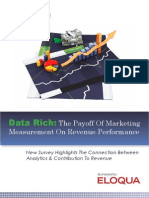 Data Rich:: The Payoff of Marketing Measurement On Revenue Performance