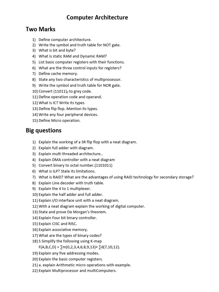 CA Expected Questions | PDF