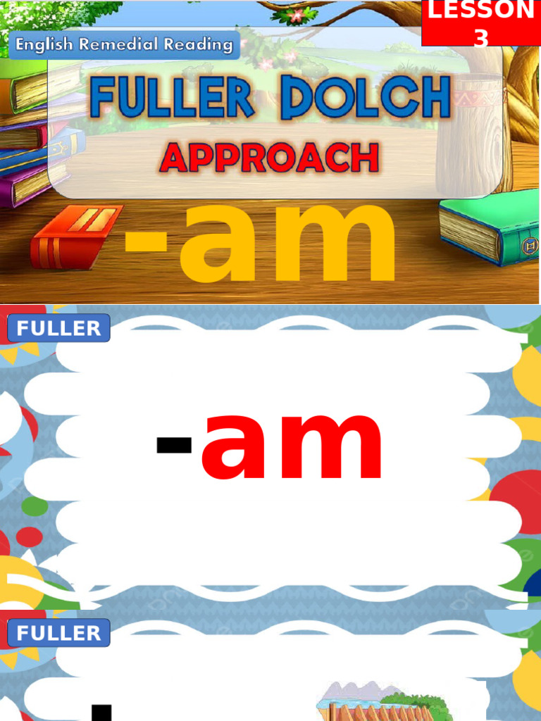 Fuller Dolch Lesson 3 | PDF