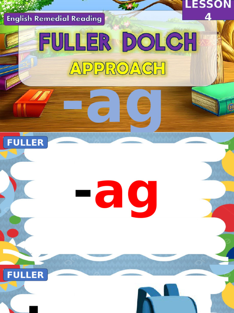 Fuller Dolch Lesson 4 | PDF