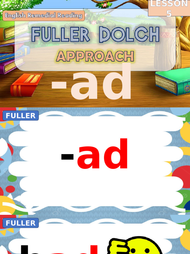 Fuller Dolch Lesson 5 | PDF