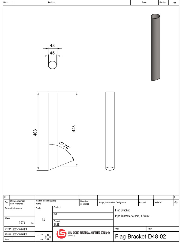 Flag Bracket Design Specifications | PDF