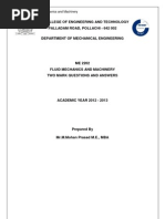Download Fluid Mechanics and Machinery - 2 Marks - All 5 Units by Mohan PrasadM SN94769884 doc pdf